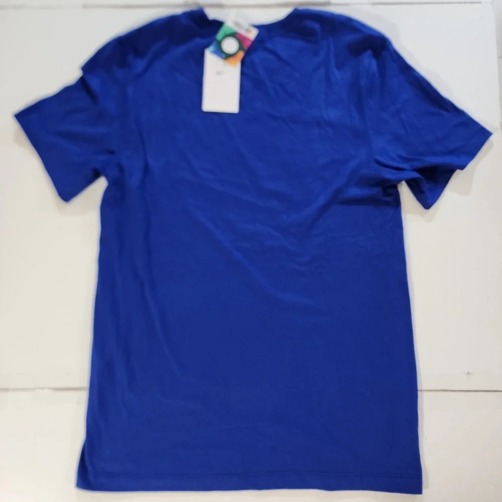 Nike World Baseball Classic Brasil T-Shirt Mens Small Blue WBC Graphic Tee NEW‎